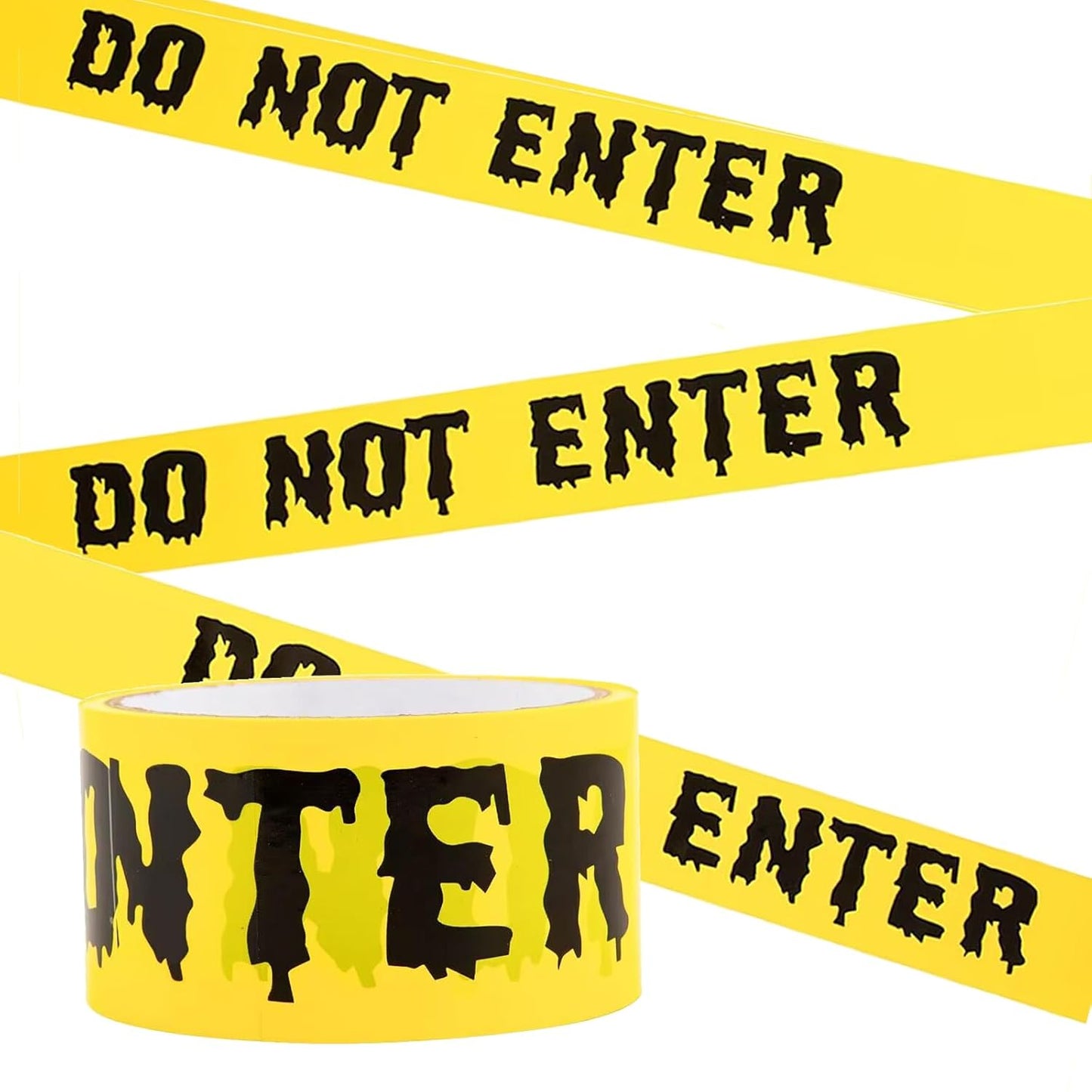 82-Foot Halloween Caution Tape – Spooky Warning Tape for Party & Yard Decor