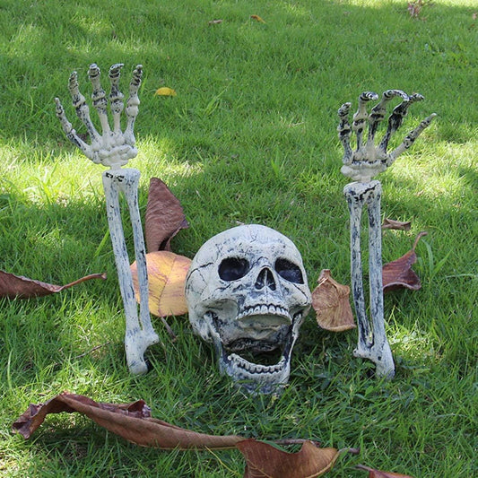 Realistic Skeleton Stakes – Outdoor Halloween Yard & Graveyard Decor