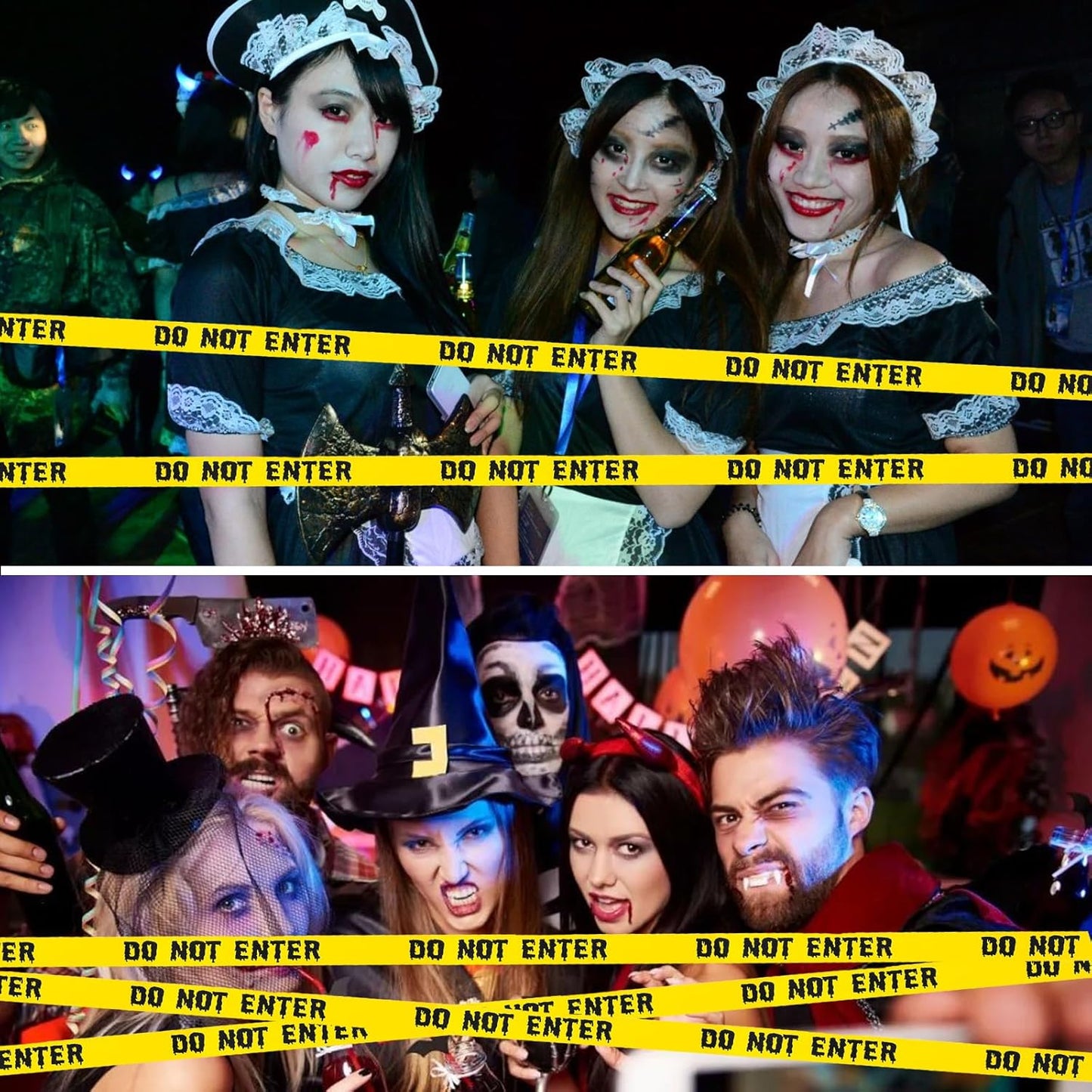 82-Foot Halloween Caution Tape – Spooky Warning Tape for Party & Yard Decor