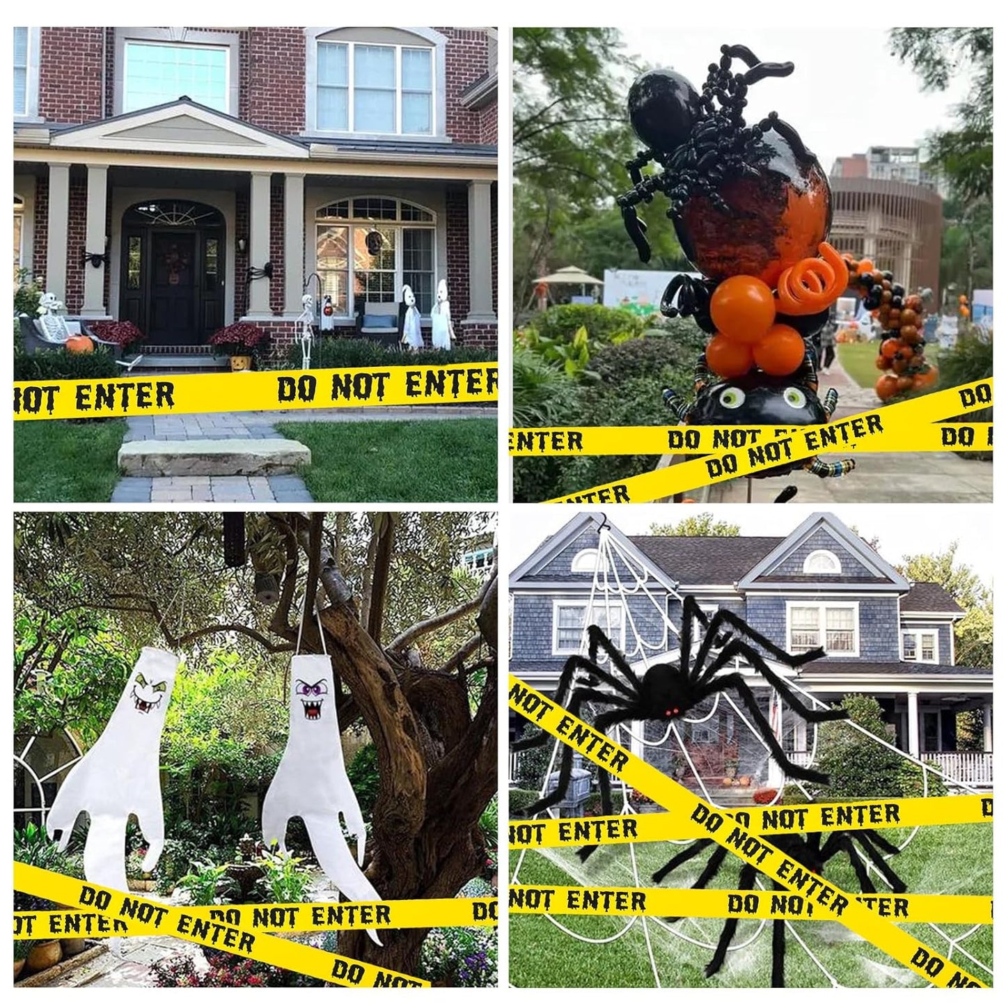 82-Foot Halloween Caution Tape – Spooky Warning Tape for Party & Yard Decor
