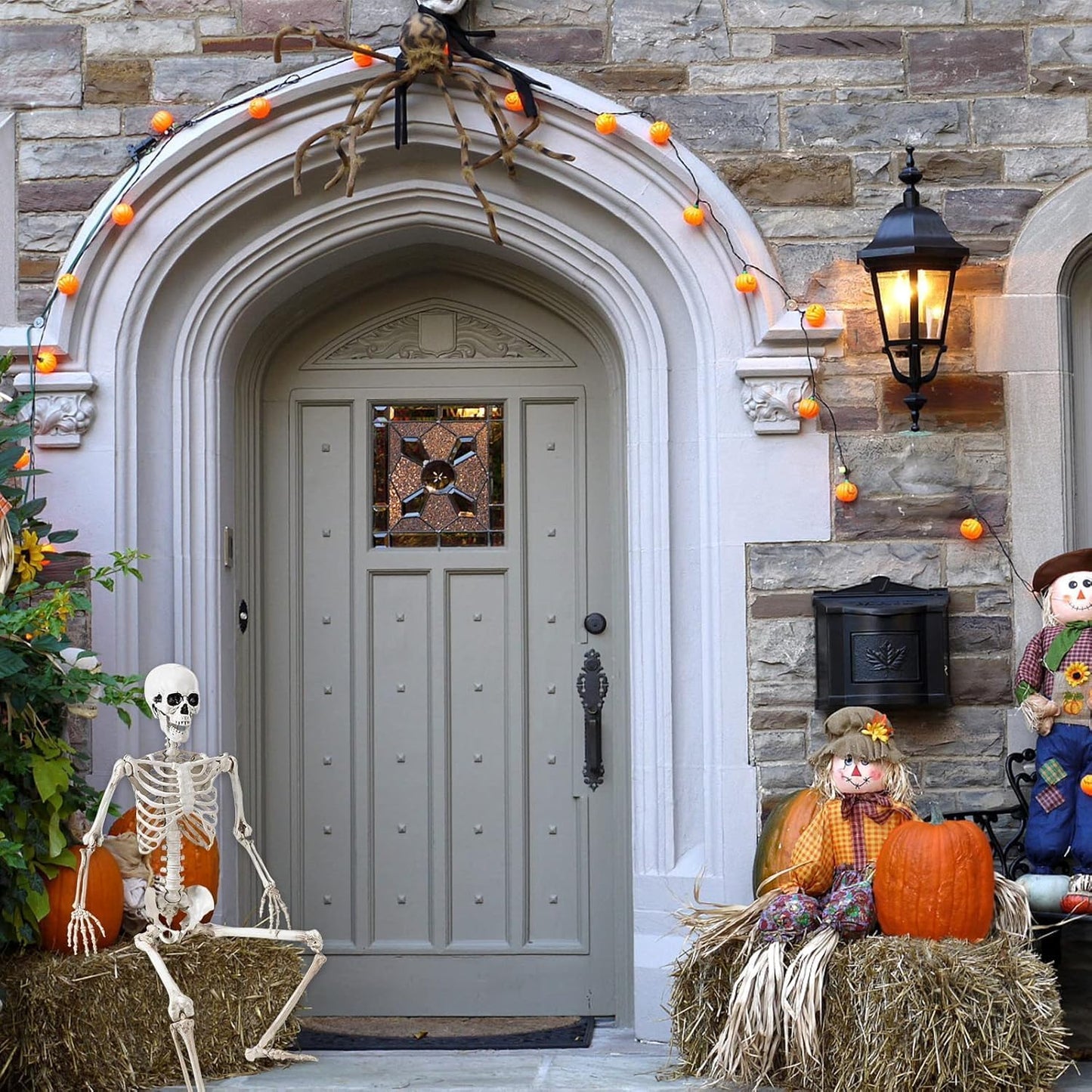 36" Posable Halloween Skeleton – Movable Joints for Party & Yard Decor