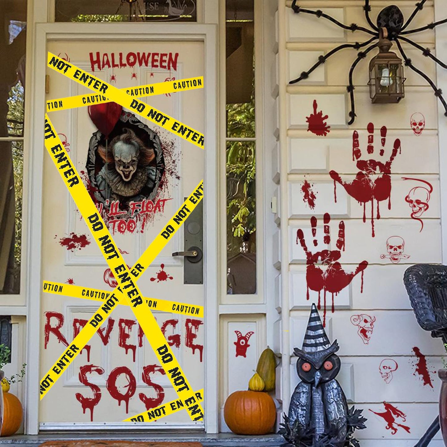82-Foot Halloween Caution Tape – Spooky Warning Tape for Party & Yard Decor