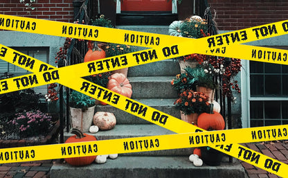 82-Foot Halloween Caution Tape – Spooky Warning Tape for Party & Yard Decor
