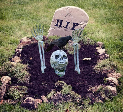 Realistic Skeleton Stakes – Outdoor Halloween Yard & Graveyard Decor